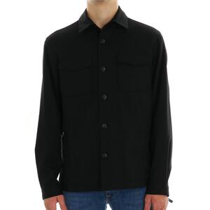 GIUBBOTTO OVERSHIRT NERO